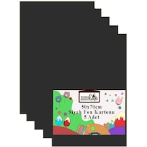 Artlantis Fon Kartonu 50x70 Cm 120 Gr 5 Adet 50 70 Cm Renkli Fon Kartonu Kağıdı 120 Gr Okul Sınıf Etkinlik Kreş