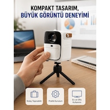 50 İnç Tv Deneyimli Projektör Yakın Mesafede Geniş Görüntü Yeni Nesil