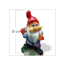 Iç Dış Mekan 35Cm Yedi 7 Cüceler Şirin Baba Bahçe Heykeli Biblosu