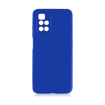 Redmi 10 Kılıf Klfs Premier Silikon Kapak - Saks Mavi Saks Mavi