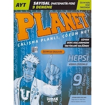 Uzman Yayınları Planet Ayt Sayısal 9 Deneme