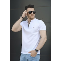 Roderick Hakim Yaka Petek Kumaş Yarım Fermuarlı Erkek Tshirt Roderick Hakim Yaka Petek Kumaş Yarım Fermuarlı Erkek Tshirt