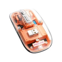 Springsun Kablosuz Şeffaf Üç Modlu Mouse Turuncu