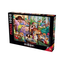 Anatolian 1000 Parçalık Puzzle - Pijama Partisi 1143
