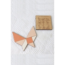 Ahşap Tangram Oyunu Zeka Geliştirici Ahşap Oyuncak Zeka Oyunu