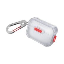 Skinarma Ios Uyumlu Pro 2 Uyumlu Kılıf Skinarma Magnetik Kilitli Airbagli Tasarım Mecha Kılıf Transparan Beyaz