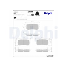 Arka Fren Balatası Actyon Kyron Rexton 2006-2012 Arası Delphi