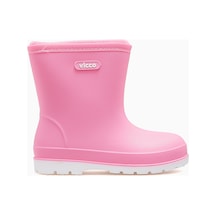 Vicco Mellow Kız Çocuk Polarlı Su Geçirmez Yağmur Çizmesi 26k 946.230 Bk Pembe