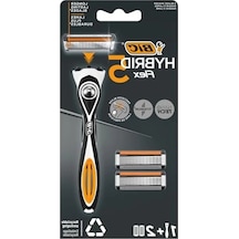 Erkek Tıraş Bıçağı Seti - 1 Sap, 2 Yedek Başlık