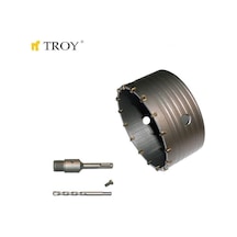TROY 27469 Elmas Beton Panç (Ø 100mm) + Adaptör (110mm)