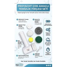 Şarjlı 5 Başlıklı Otomatik Temizleme Fırçası Tekli