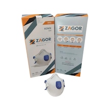 Zagor 2200 Ffp2 Ventilli Toz Maskesi - Ev Temizlik Ve Tadilat Toz Maskesi 1 Adet