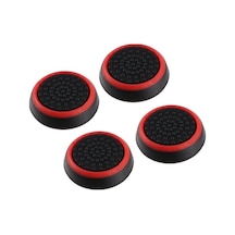 Noktalı Xbox One S/one X/xbox E/xbox 360 Analog Koruyucu Silikon Pad Siyah Kırmızı