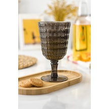 Allegra Füme 6'li Kadeh Bardak Seti 750 Ml Akrilik Malzeme - Cam Değildir Kırılmaya Dayanıklı Çok Renkli