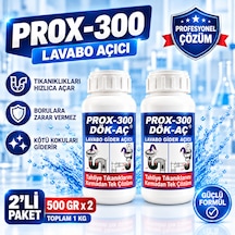 Prox -300 2'li Dök-aç Lavabo-banyo-wc Gider Açıcı 500 Gr