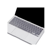 Arabulalaca Apple Uyumlu MacBook Air 13 İnç 2020 A2337 M1 Işlemcili Türkçe Q Silikon Klavye Koruyucu Şeffaf