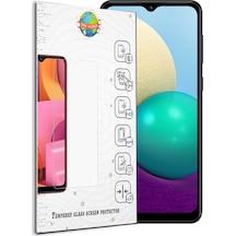Samsung Galaxy A02 ile Uyumlu Temperli Ekran Koruyucu Kırılmaz Cam