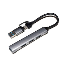 Technow Airsky 4 in 1 Type C-USB 3.0 4X Usb 3.0 Çoklayıcı Çeviric