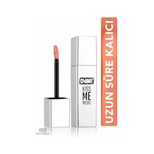 Flormar Shine Kiss Me More Uzun Süre Kalıcı & Parlak Bitişli Likit Ruj 002 Apricot Marmalade