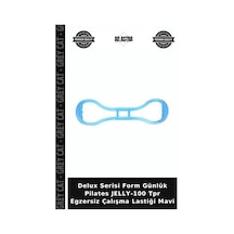 Delux Serisi Form Günlük Pilates Jelly-100 Tpr Egzersiz Çalışma Lastiği Mavi