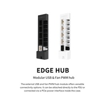 Evrensel Usb Ve Pwm Fan Hub, Beyaz Eg-hub01w