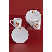 Neva N3520 Galatasaray Lisanslı Arma Logo 2'li Kahve Fincan Takımı