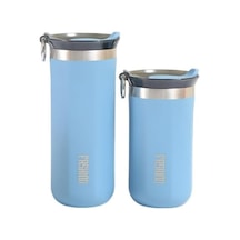 Çelik İçli Termos 350 Ml Mavi Skm010