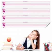 Kılavuz Çizgili Akıllı Kağıt Yazı Tahtası Duvarda İz Bırakmaz Statik Yeni Müfredata Uygun 100x56cm Timya/go1395 204620 Siyah