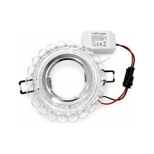 Ct-6594 Led Li Dekoratif Cam Spot Armatür Sümbül Kasa 150 Lm 4000k Duysuz Ampulsuz Diğer