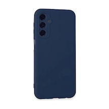 Samsung Uyumlu Galaxy M34 5g Kılıf First Silikon Lacivert