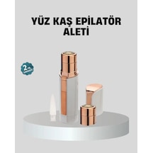 Kadınlar İçin Yüz Ve Kaş Epilatörü Hassas Cilt Dostu, Pil İle Çalışan, Taşınabilir Ve Şık Tasarım