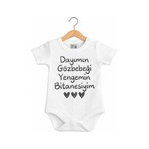 Babylimon Dayımın Gözbebeği Yengemin Bitanesiyim Beyaz - 936542304 Beyaz