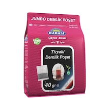 Karali Tiryaki Demlik Poşet 25 Li 40 Gr