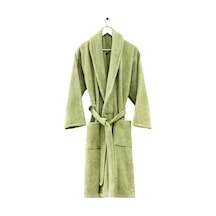 Menderes Home Cotton Collection Bukle Medium Bornoz Düz Yeşil