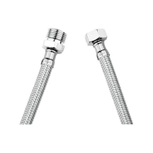 3/8-3/8 Nipelli Paslanmaz Çelik Örgülü Flex 70 Cm