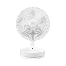 Everest Efn-600 Beyaz 2000mah 8 Inch 4 Kademeli 1500rpm Hız Katlanabilir Masaüstü Usb Fan