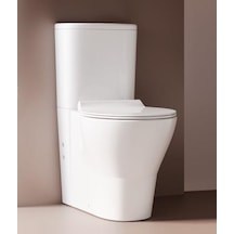 Seramiksan Volcano Duvara Sıfır Klozet + Smartslim Yavaş Kapak + VitrA İç Takım Set