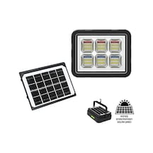 Wison Ws-5570 150 Watt Güneş Enerjili Solar Kamp Feneri Projektör Açık Gri