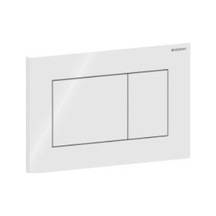Geberit Sigma01 115.660.11.1 Kumanda Kapağı Çift Basmalı - Parlak Beyaz Renkli
