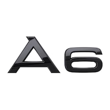Audi Sport A6 Bagaj Amblemi - Siyah