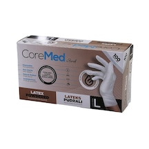 Beybi Coremed Bimel Haspet Latex Muayene Eldiveni 100'lu Lateks Pudralı