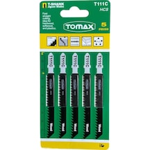 Tomax Normal Kesim Ahşap Dekupaj Ağzı T111c - 5'li Paket