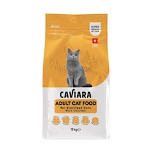 Caviara Tavuklu Kısırlaştırılmış Yetişkin Kedi Maması 12 Kg
