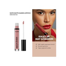 Cosmetics Matte Queen Lipstick 03 Rose Dust Kalıcı Likit Ruj, Nude Çok Renkli