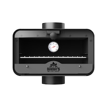 Baca Fırını / Uyumlu Boru Çapı: 13 Cm / Mat Siyah Boyalı / Baba's Stove