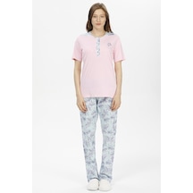 Pijadore 1214 Kadın Kısa Kollu Pijama Takımı