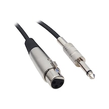 Pm-2899 Hazır 6.3 Mm Erkek Jack - Xlr Dişi Canon 5 Metre Mikrofon Ara Kablosu