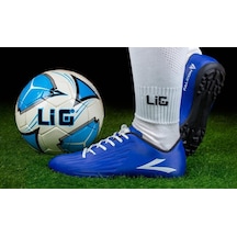 Lig Falcon-70 Trx Erkek Halı Saha Spor Ayakkabı Saks