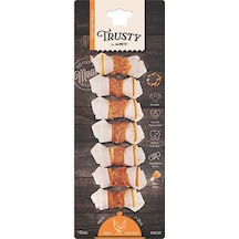 M-pets Trusty Extra Tavuklu Düğümlü Kemik Köpek Ödülü 7li 105 Gr 6,4 Cm 244-30029.01