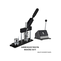 58mm Manuel Buton Makinası Seti Vg58mbmst
